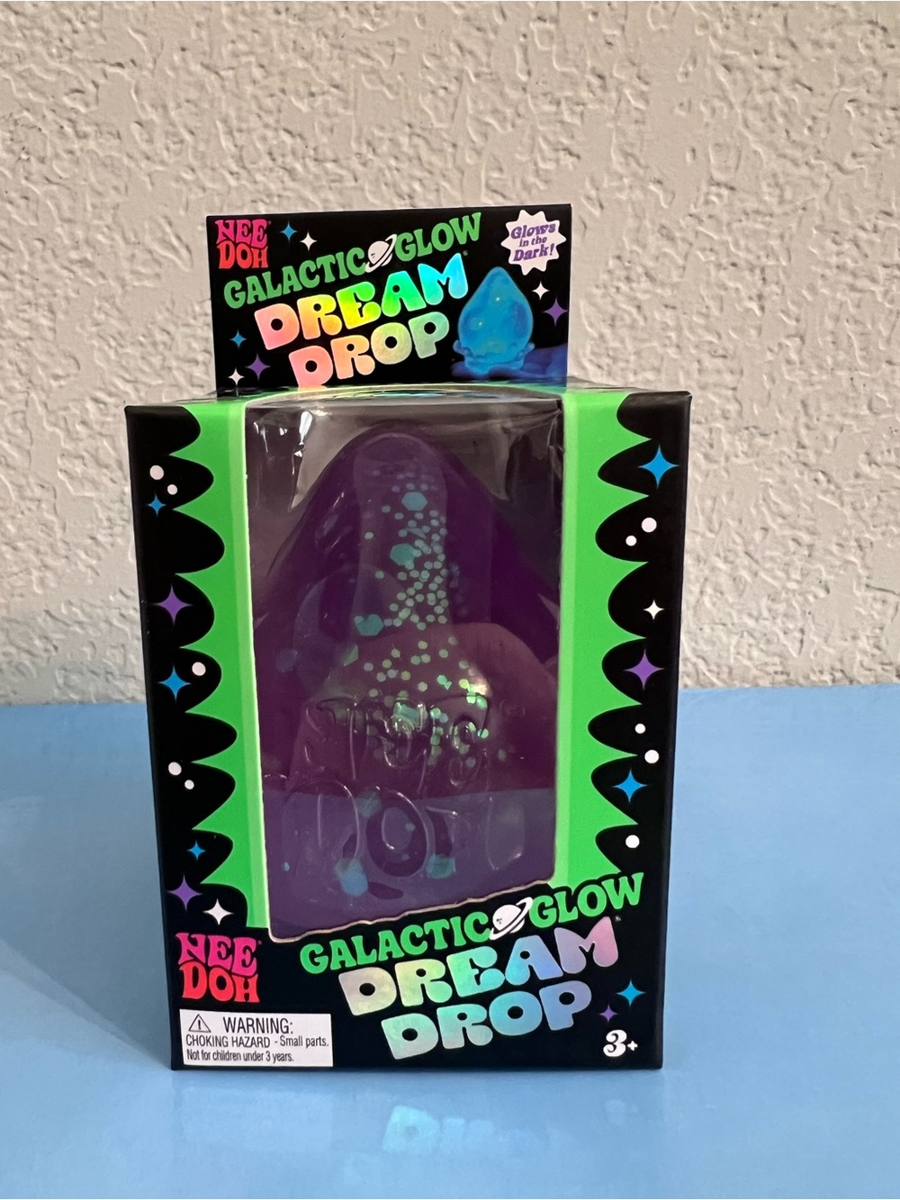 Authentic Rare NeeDoh Galactic Glow Dream Drop - Purple 💜💧💜💧💜